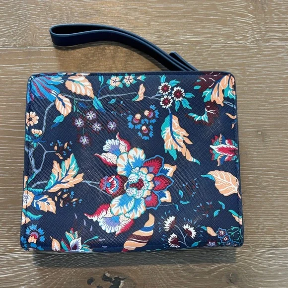 Liberty London Floral Wristlet - Navy Multi - Picture 2 of 7